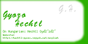 gyozo hechtl business card